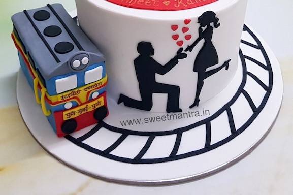 Designer Engagement cake