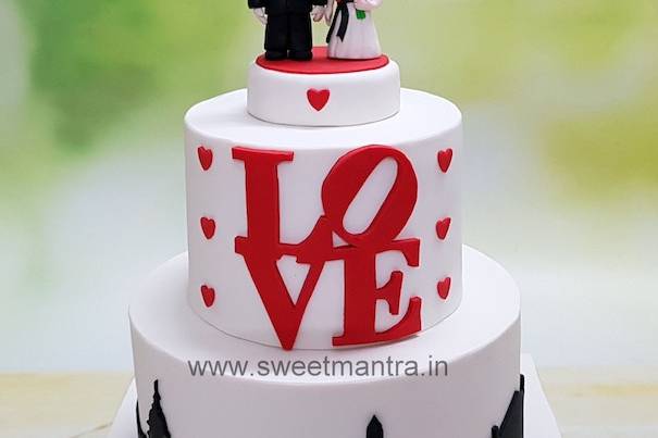 Designer Engagement cake