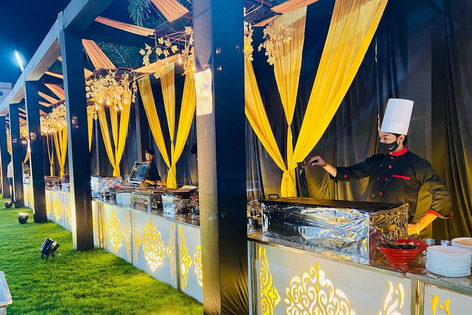 Catering setup