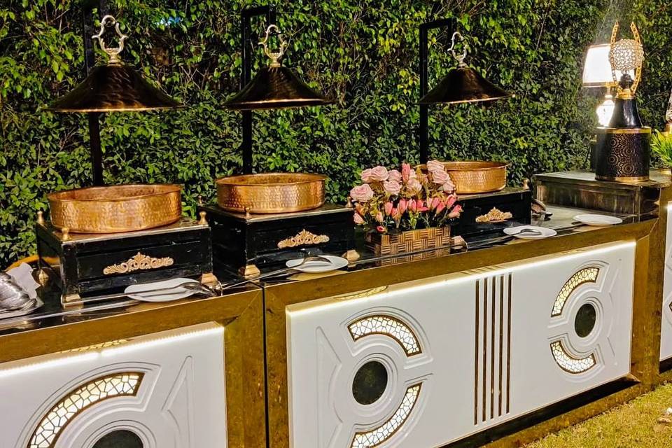 Catering setup