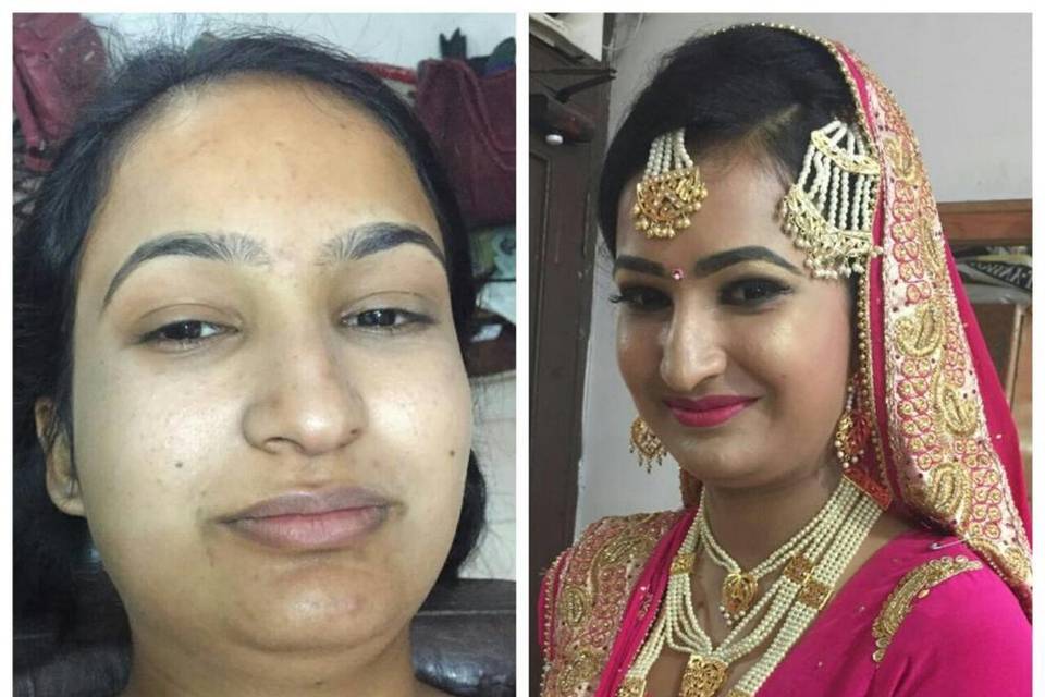 Bridal makeup