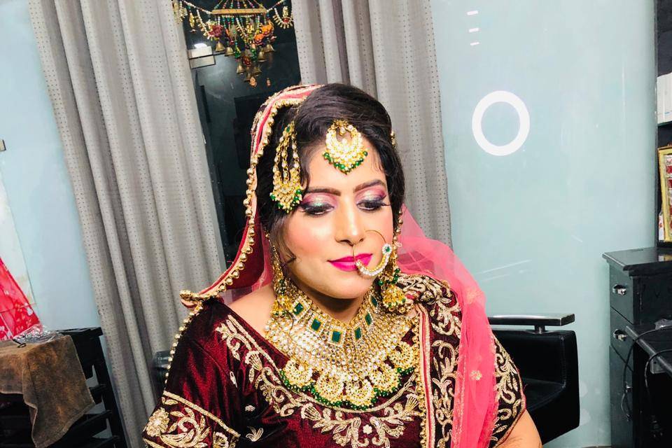 Bridal makeup