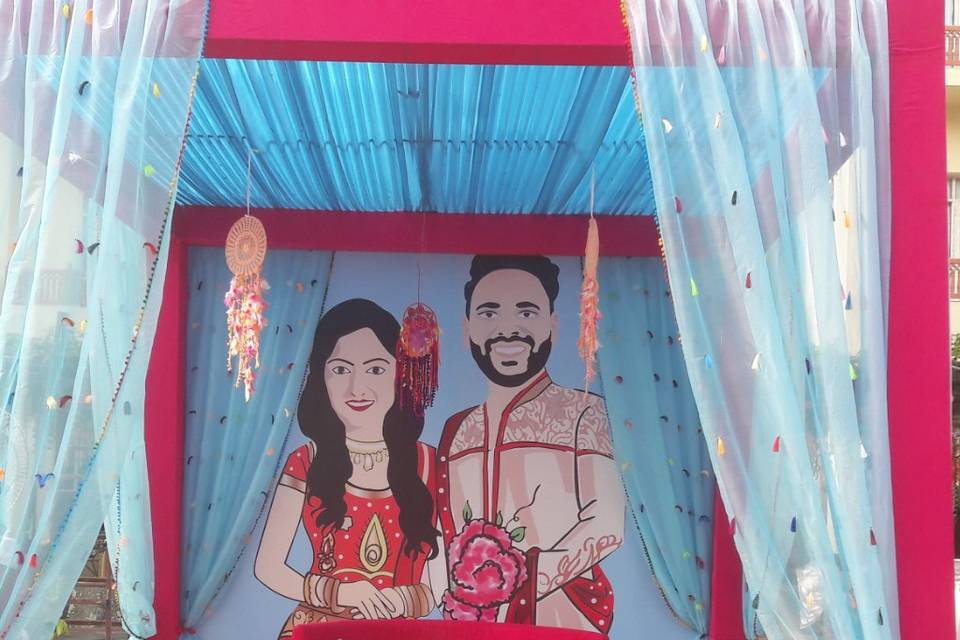Bride Groom Stage