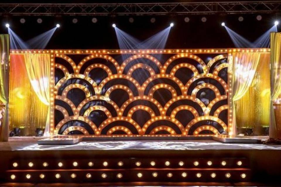 Sangeet stage