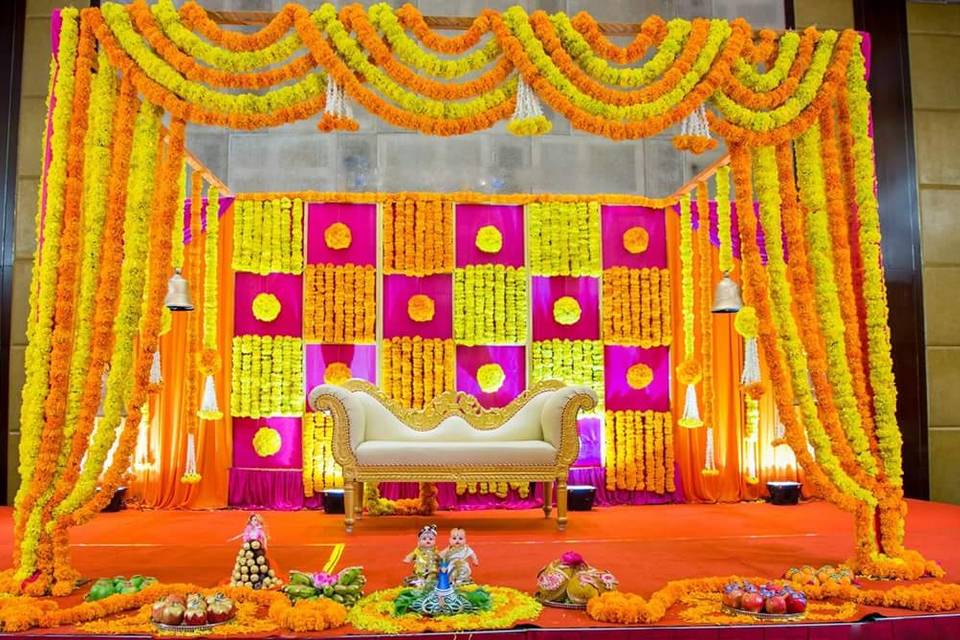Wedding stage decors in cbe