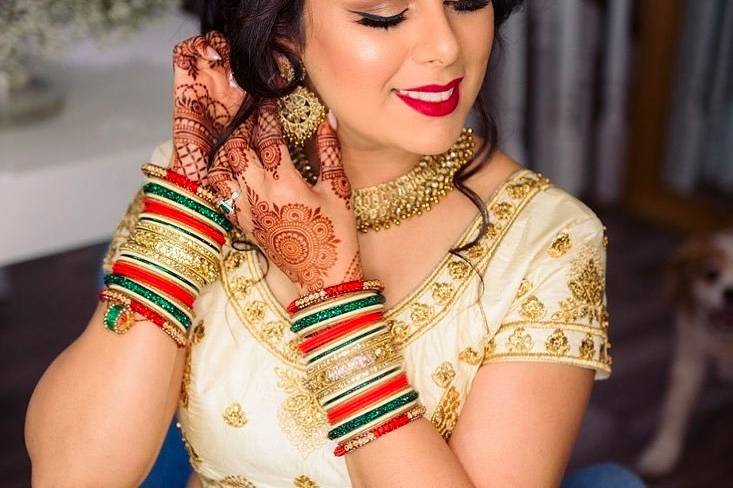 Bridal makeup