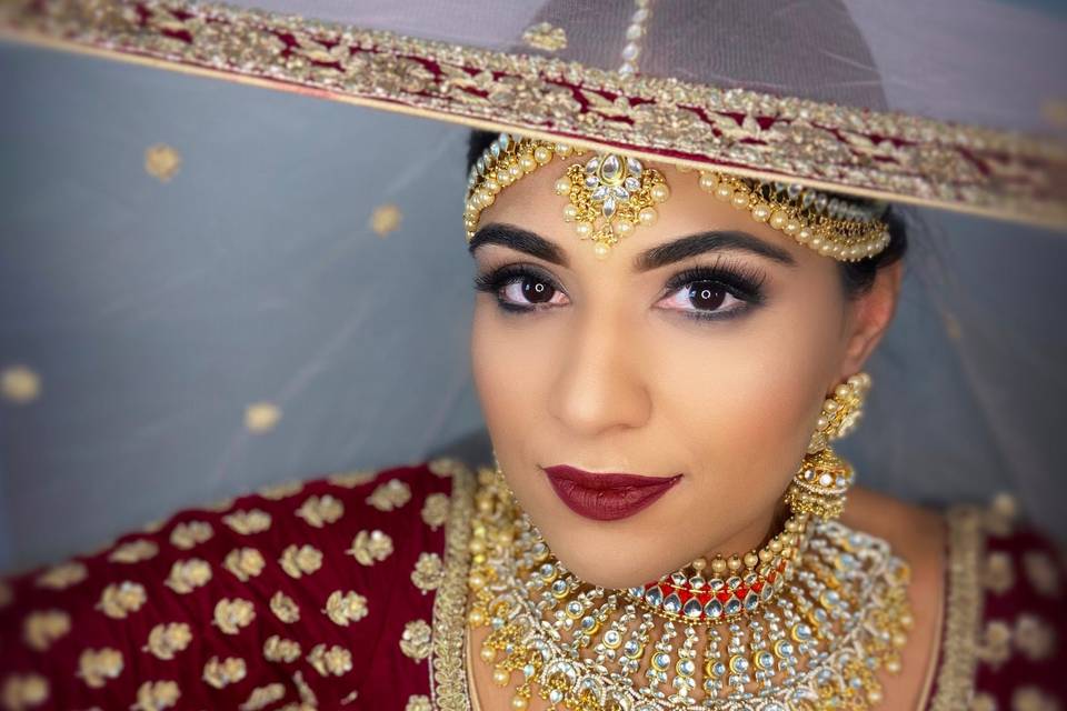 Bridal makeup