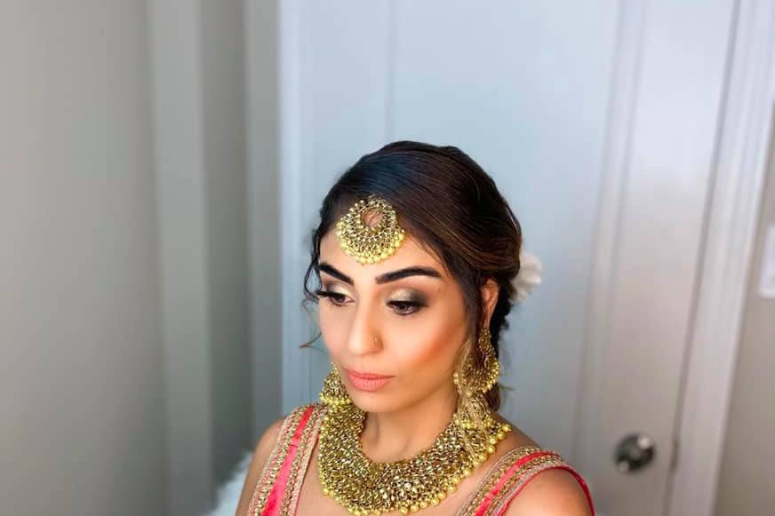 Bridal makeup