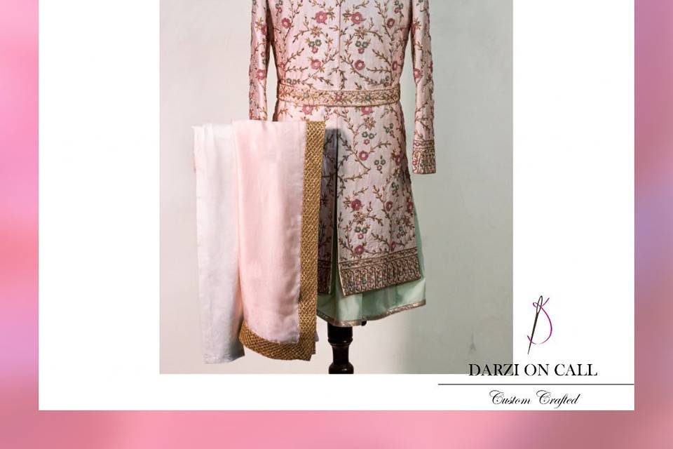 Detailed Groom Sherwani