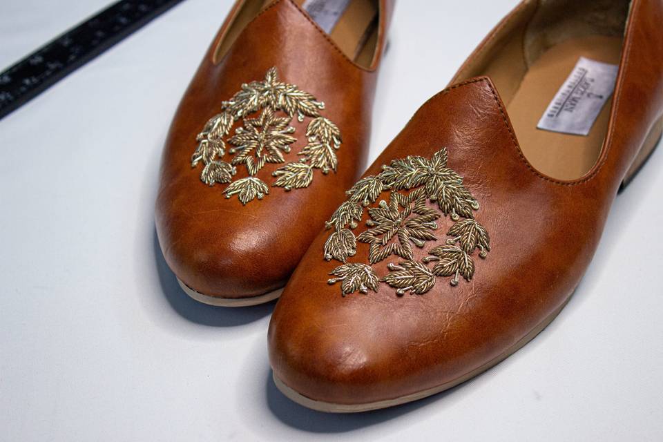 Bespoke Embroidered shoes