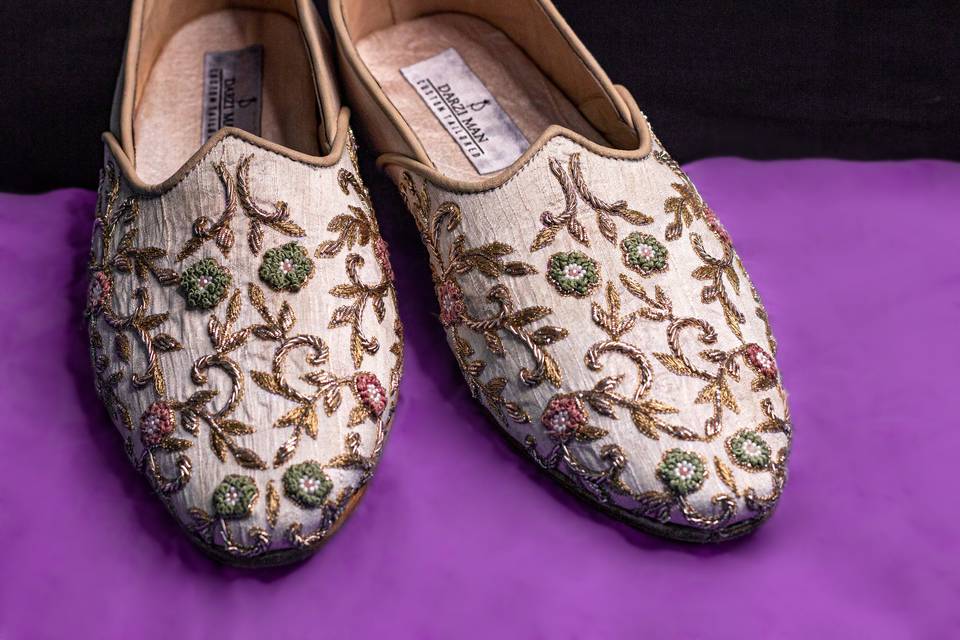 Bespoke Embroidered shoes