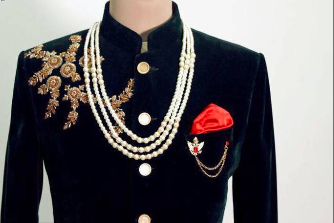 Embellished Bandhgala Suit