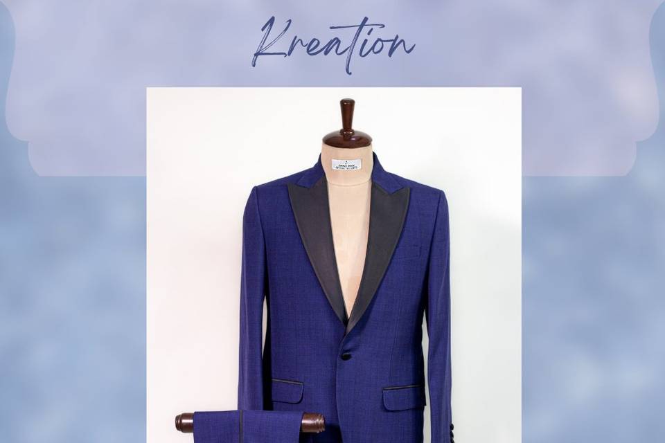 Royal Blue Bandhgala Suit