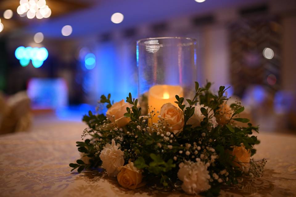 Proposal Setting with Flowers & Candles Pathway at home in Delhi NCR,  Gurgaon, Noida, Bangalore, Chennai, Jaipur, Kanpur, Pune, Chandigarh,  Mumbai, Ahmedabad, Hyderabad & Lucknow