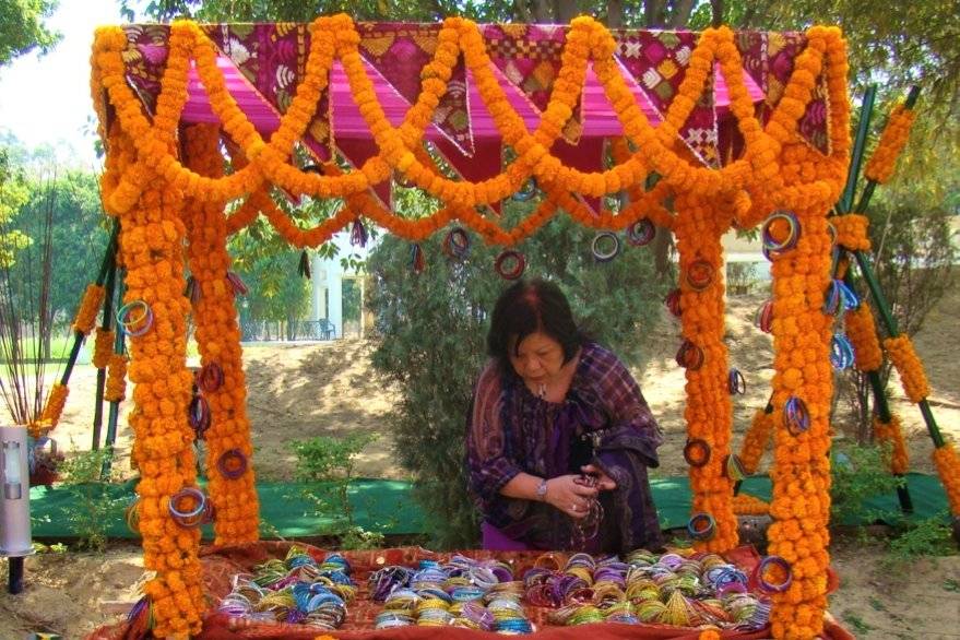 Outdoor Mehendi function