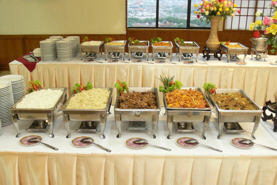 Buffet setup