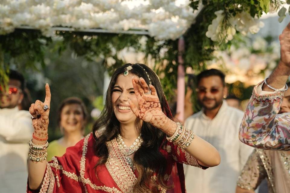 Bride entry