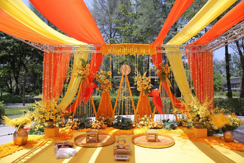 Haldi decor