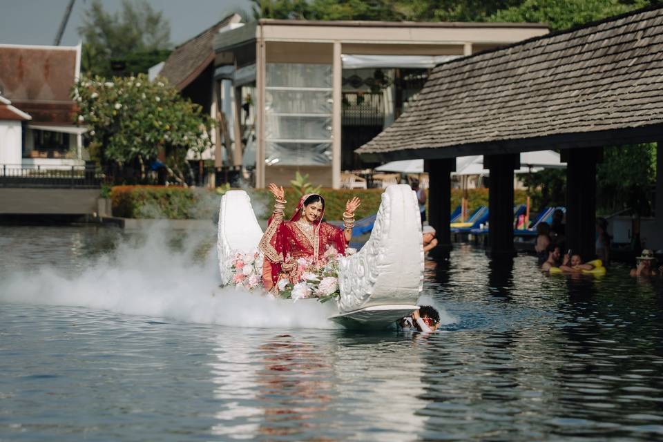 Bride entry