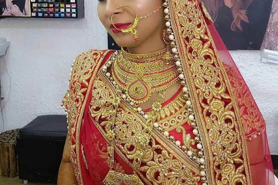 Bridal makeup