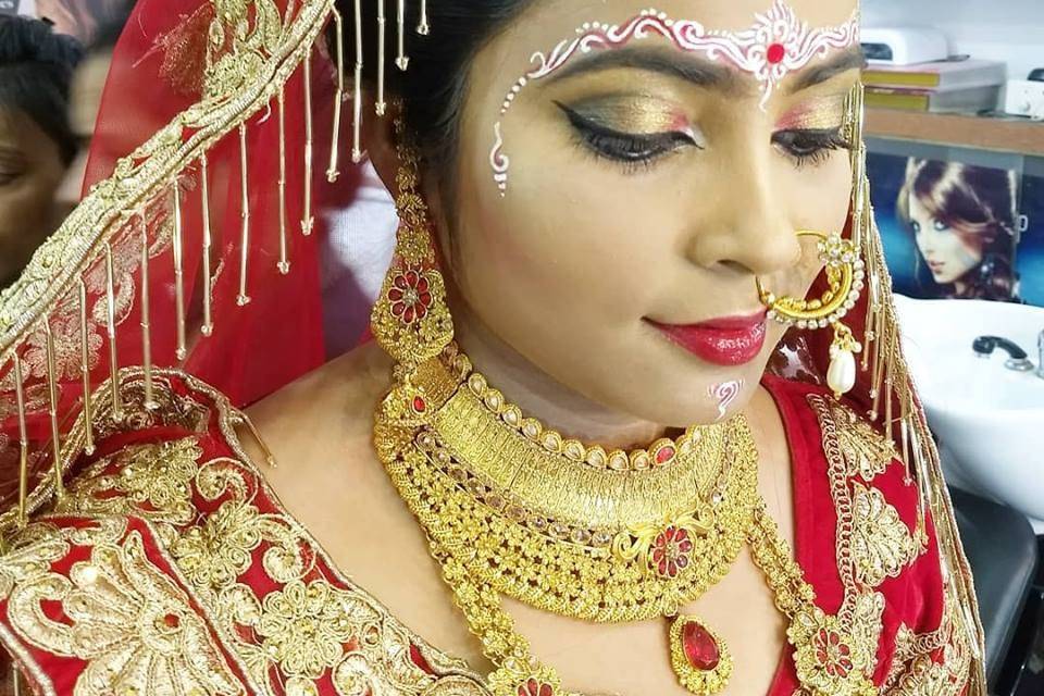 Bridal makeup