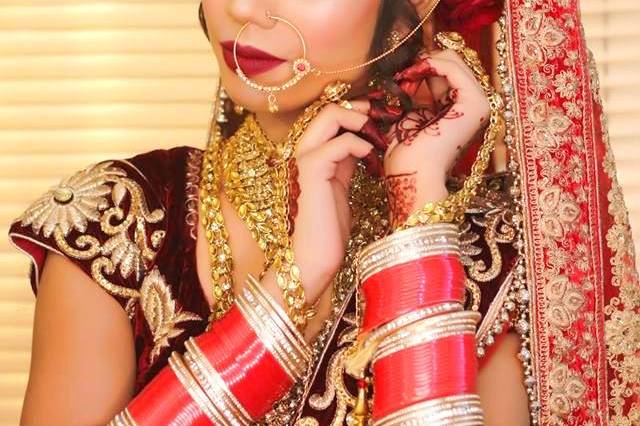 Bridal makeup