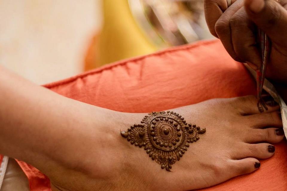 Shruti bridal mehndi