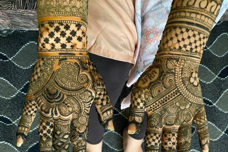 Guest mehandi back