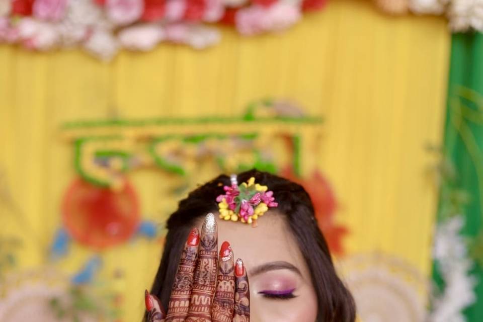 Haldi bride