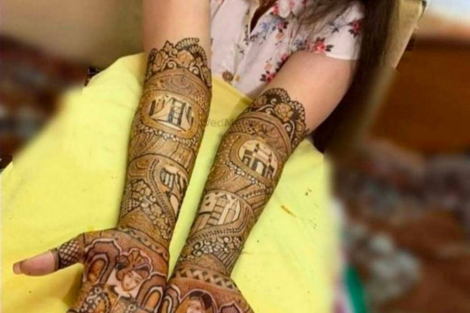 Rajasthani mehandi