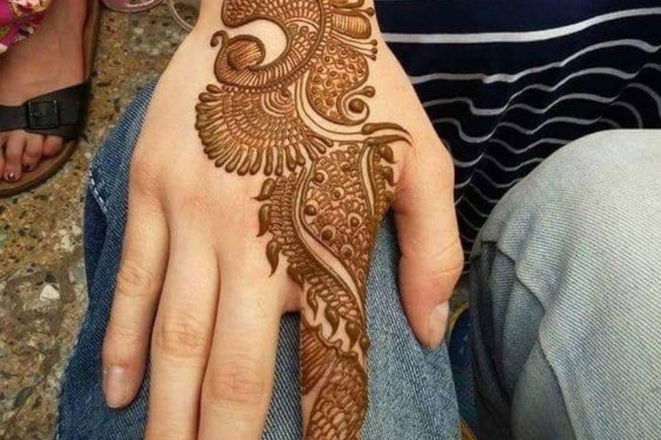 Henna Stencils Long Hand, Packaging Type: 10 Piece Packet at Rs 100/piece  in Mumbai