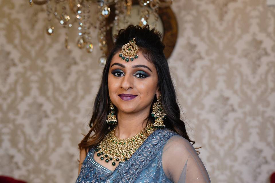 North Indian bridal HD makeup