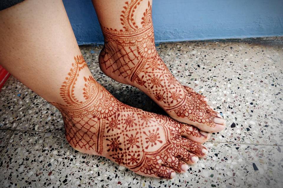 Bridal mehndi