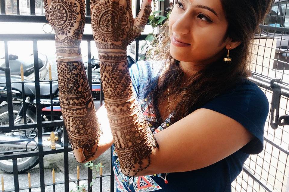 Bridal mehndi