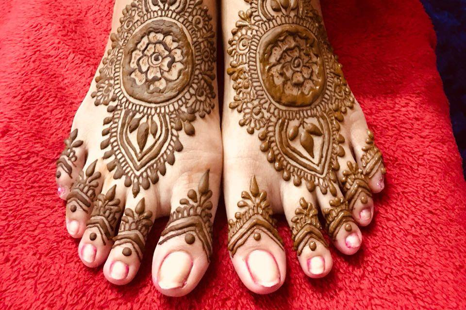 Bridal mehndi