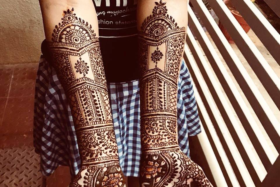 Bridal mehndi