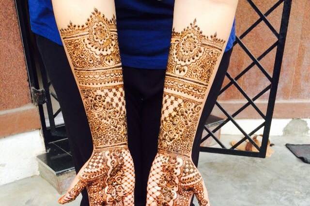 Bridal mehndi