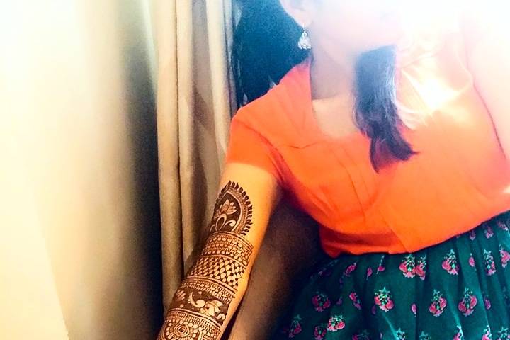 Bridal mehndi