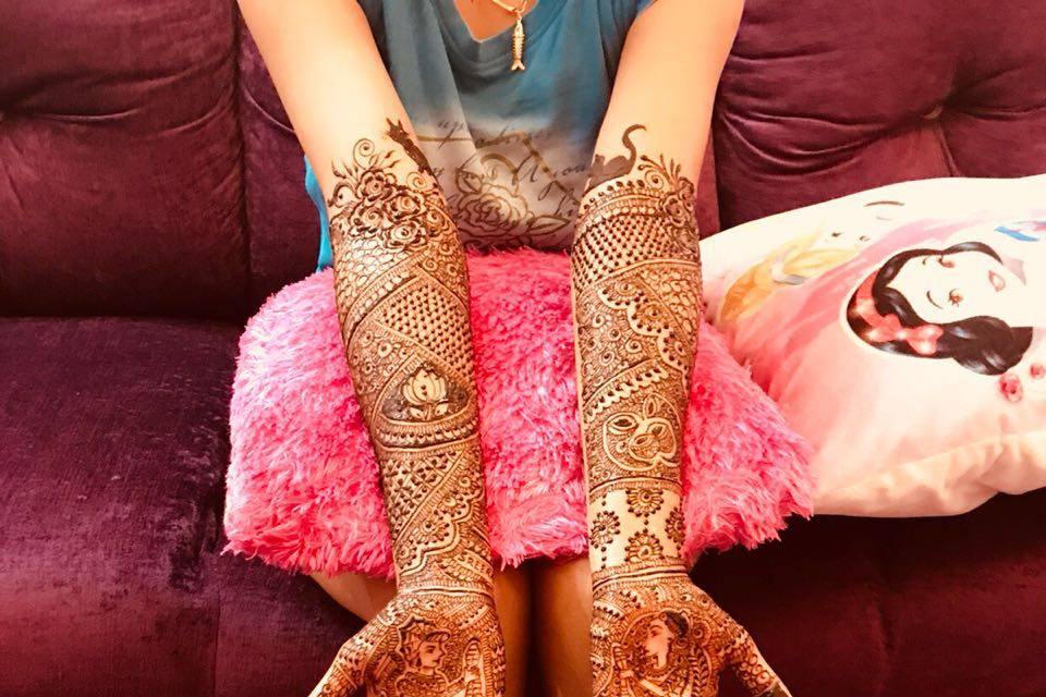 Bridal mehndi