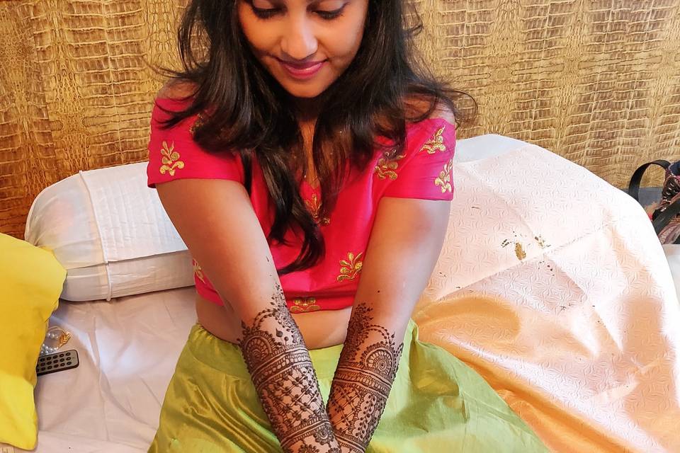 Bridal mehndi