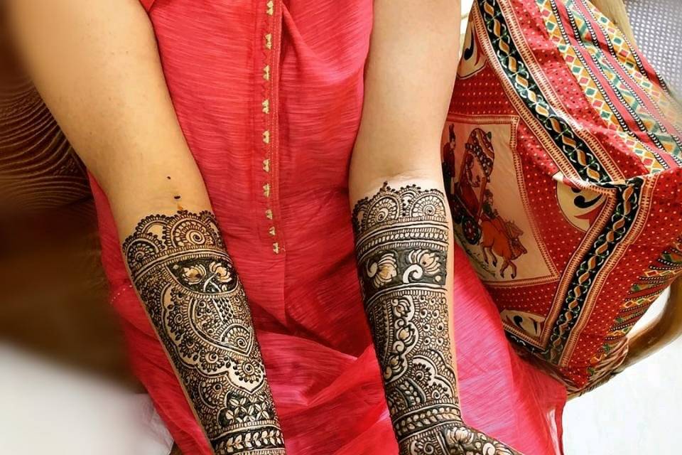 Bridal mehndi