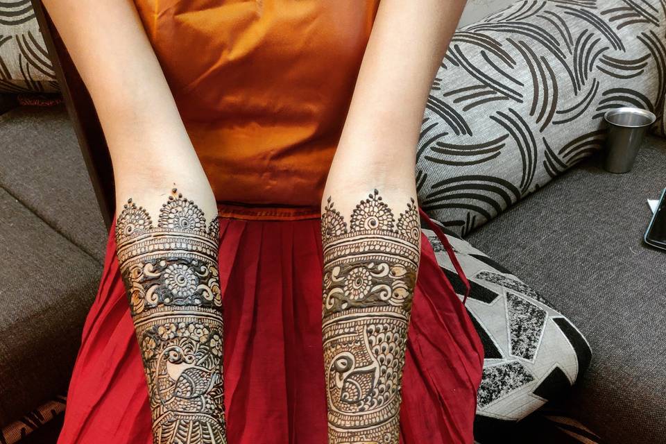 Bridal mehndi