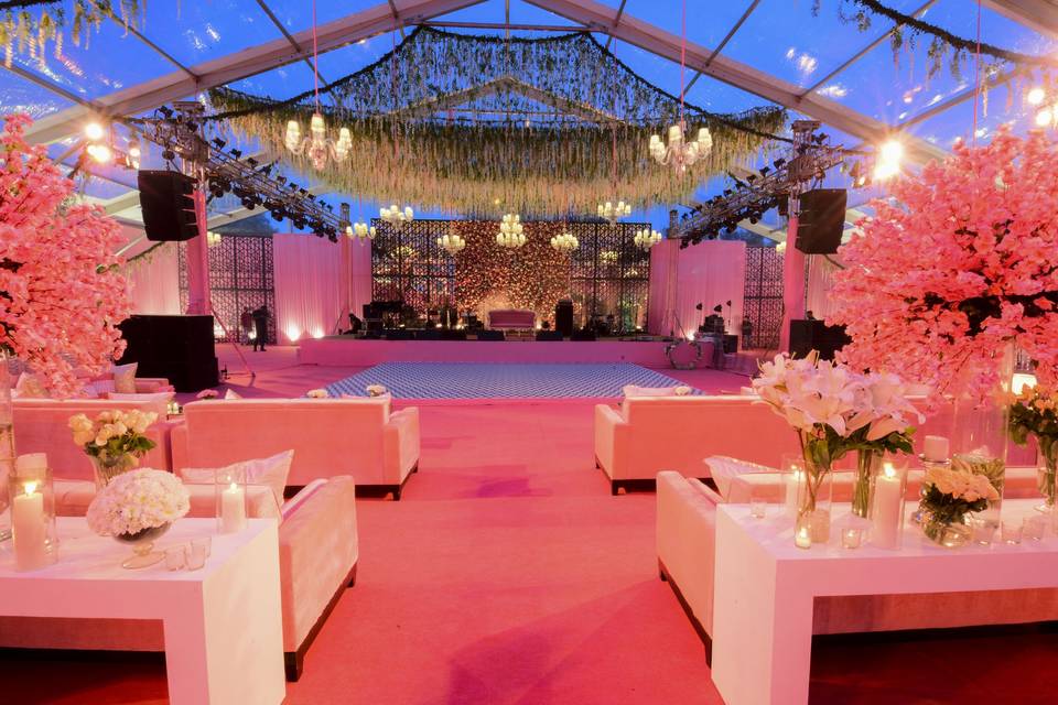 Wedding decor and setup