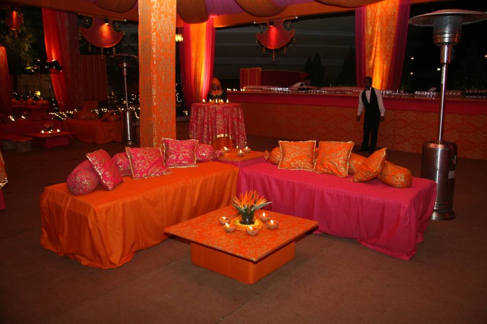 Sitting Area for Mehendi