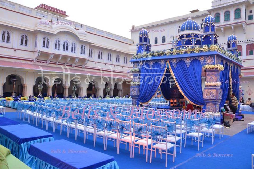 A wedding setup in jaipur