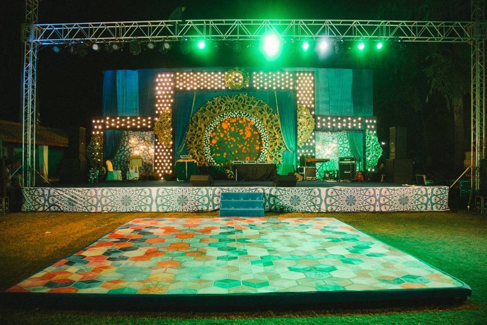 Sangeet backdrop