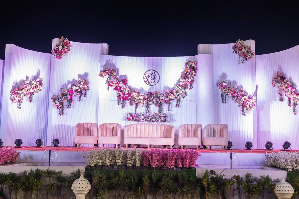 White Reception stage