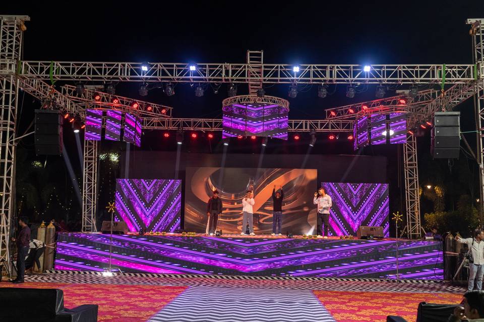 Led Wall Sangeet setup