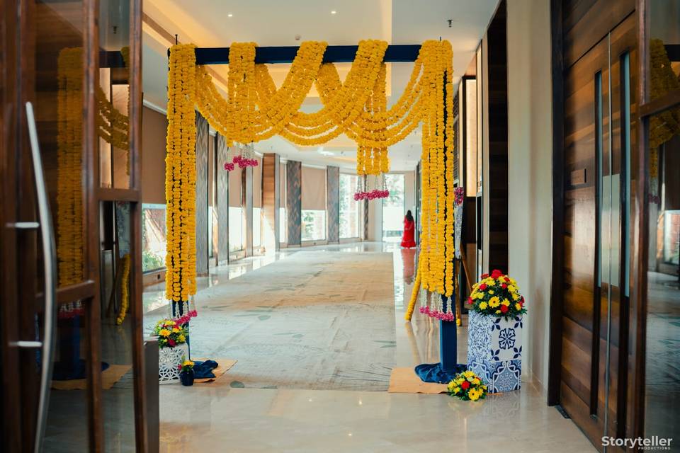 Haldi Entrance decor