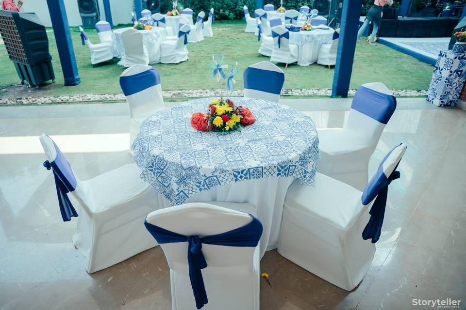 Haldi Seating setup